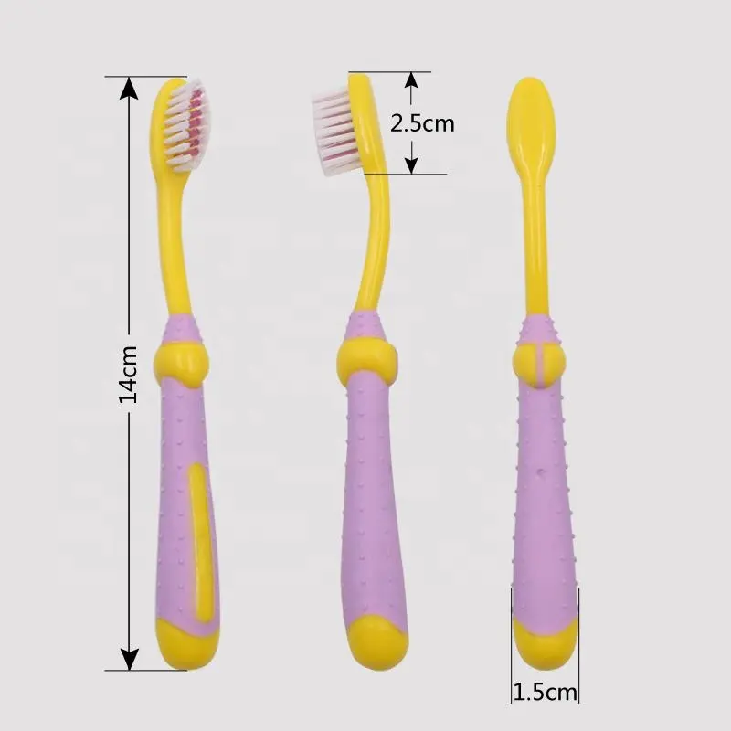 Facile Presa Maniglia Bambini Spazzolino Da Denti con Funzione di Molare