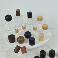 Bouchons intelligents personnalisés en bois pour flacons de parfum, couvercles en bambou pour bougies, diffuseurs d'aromathérapie, couvercles en bois pour flacons compte-gouttes, anti-déversement, sur mesure