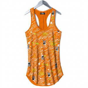 Custom KIWTT06 Men's Plus Size Casual Singlet Tank <b>Top</b> Lightweight Jersey Fabric Breathable Lace Beading Print Eco-Friendly - Product Image 1