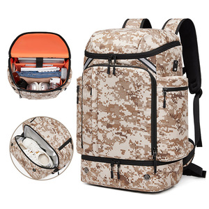 Men's Outdoor Hiking <b>Backpack</b> 20 Inches <b>Large</b> Capacity Laptop Bag With Adjustable Straps For Travel And Sports - Product Image 1