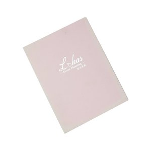 Tái chế tùy chỉnh in logo màu hồng <span class=keywords><strong>2</strong></span> Túi danh mục đầu tư mở rộng tập tin giấy thư mục trình bày với khe cắm thẻ kinh doanh - Product Image 5