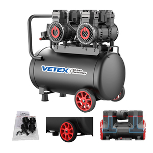 Bán Buôn An Toàn Giá Thấp Giá Rẻ Xách Tay Piston Máy Nén Khí 8Bar 50L Oilless Im Lặng Máy Nén Khí Dầu Miễn Phí - Product Image 2