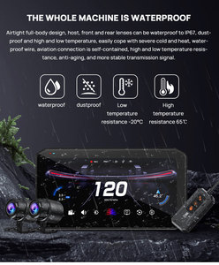 Carplay Inalámbrico para Motocicleta de 6.25 Pulgadas con Android Auto, Cámaras FHD, DVR para Motocicleta, TMPS, GPS, BSD, T7, CARPLAY PARA MOTO T7 - Product Image 2