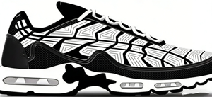 Chaussures de course à lacets rayées TN Plus de haute qualité avec coussin d'air et empeigne en maille pour le basketball et les sports - Product Image 3