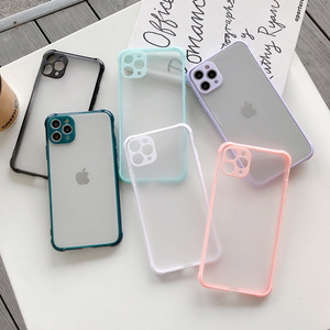 Colori della caramella Obiettivo di Macchina Fotografica di <span class=keywords><strong>Protezione</strong></span> 2 in 1 Cassa Del Telefono Per il <span class=keywords><strong>iPhone</strong></span> 12 <span class=keywords><strong>mini</strong></span> 12 11 Pro Max Xs Xr xs Max 7 8 Più - Product Image 1