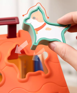 Jinming nuovo arrivo giocattoli educativi per bambini Puzzle di plastica casa selezionatrice giocattoli di smistamento <span class=keywords><strong>partita</strong></span> - Product Image 5