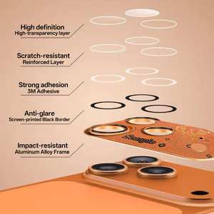 Protection d'écran en verre trempé 2.5D 9H en gros 2025, anti-traces de doigts, anti-rayures, coque arrière en alliage d'aluminium mat pour - Product Image 3