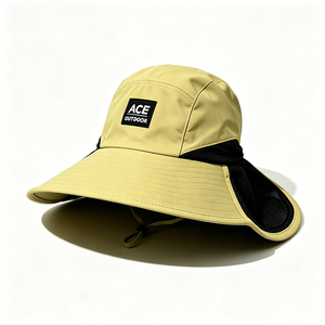 Chapeau Bob en Toile UPF50+ Anti-UV à Large Bord Réglable avec Sangle Mentonnière et Maille Respirante pour Pêche et Randonnée Estivale - Product Image 5