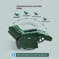 Canapé Capsule Spatiale Électrique Minimaliste Moderne, Idéal pour Dormir, Se Reposer et Balancer – Parfait pour Salon, Balcon, Loisirs – Sans Assemblage