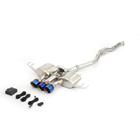 Système d'échappement Catback MPER Valvetronic pour Honda Civic Type R FK8 en acier inoxydable, son agressif, télécommande, fixation par boulons