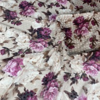Tissu en Chiffon à Imprimé Floral pour Robes – Nouveau Design Personnalisé en Gros pour Fabricants