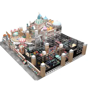 Forest Themed Indoor Amusement Park Professional Designed Children's Plastic Ball Pool for Shopping Malls Indoor Soft Playground
