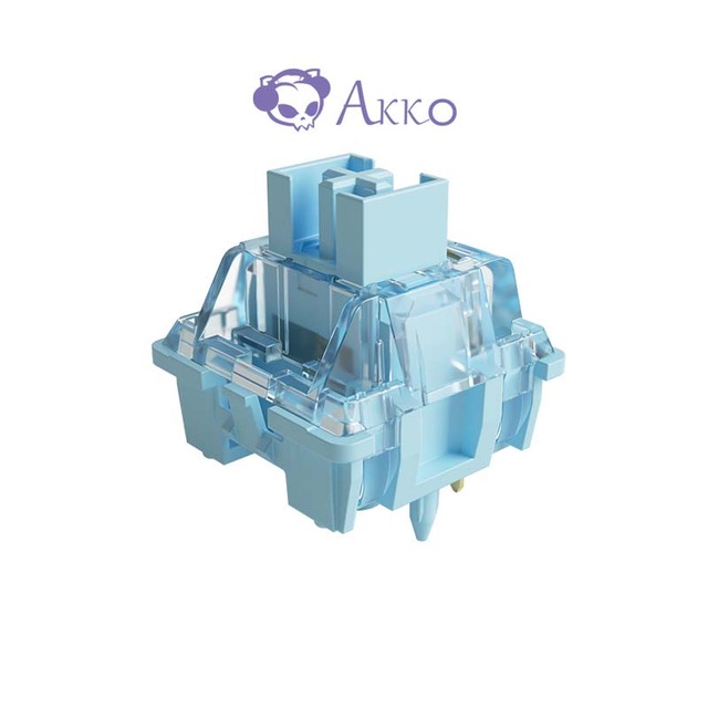 AKKO Multifunction V3 Pro Cream Yellow Blue Linear Tactile Switch POM PA Material for Backlit Mechanical Keyboard Switches