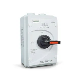 Suntree interruptor de isolador rotativo, à prova d'água 63a