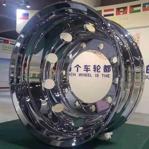 Jante en aluminium chromé pour camion semi-remorque commercial, 9.0 22.5 11.75 22.5 - Product Image 4