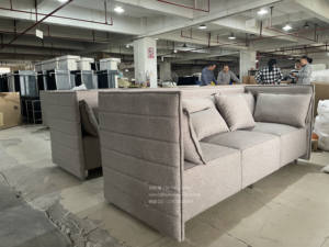 Bz008 # Canapé modulaire en tissu moderne et économique avec <span class=keywords><strong>accoudoirs</strong></span> pour bureau - Product Image 6