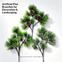 PE-Material Dekorative Kiefer für Außenbereich Künstliche Kiefernzweige für Landschaftsgestaltung