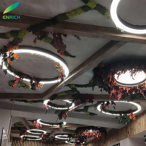 โคมไฟ LED อะคูสติกขนาดเส้นผ่าศูนย์กลาง60cm, โคมระย้าอะคูสติกสีเขียวพื้นที่ทำงาน - Product Image 3