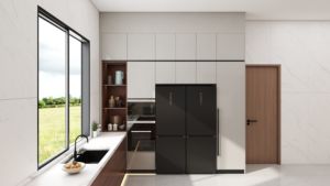 Affordable Villa Pre Assembled Made to Measure Traditional Solid Wood Kitchen Cabinets in Guangdong - Product Image 4