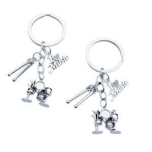 Llavero con diseño de batería de banda de rock, muy vendido, para entusiastas de la música pop. - Product Image 2