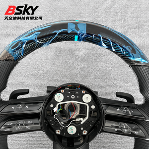 Volante in Pelle con LED in Fibra di Carbonio Dragonfly Aggiornato, Adatto per Mercedes Benz W204 W212 2011-2015 CLA GLA C63 CLS63 - Product Image 4