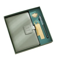 Ensemble de carnets épais A5 et de carnets de notes B5, style chinois, logo culturel créatif imprimé, boîte cadeau haut de gamme