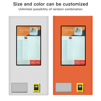 Mini distributeur automatique mural en promotion avec SDK, paiement par carte de crédit/code QR, écran tactile et intégration cloud pour