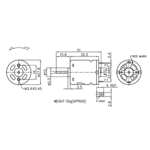 Pompes à moteur DC PrimoPal 3V 3.5V 5V, micro-moteurs PMDC 4800~13500 tr/min, 3~24V, mini-moteur à balais en carbone à aimant permanent pour mousseur à <span class=keywords><strong>lait</strong></span> - Product Image 5