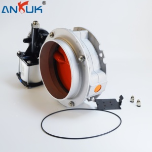 Valvola a Sfera Pneumatica per Polveri DN32 DN50 DN65 Tipo Grande Volume per Scarico Silo Miscelatore Caricamento Flusso Pneumatico - Product Image 2