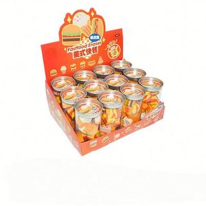 Gommes promotionnelles en caoutchouc TPR 3D personnalisées en gros, série créative de dessins animés sur le thème de la restauration rapide, vente chaude, personnalisables pour l'école et le bureau - Product Image 1