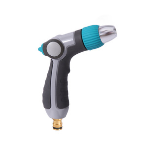 Pistola de agua de alta presión para lavado de coches, operación manual, cabezal de cobre, plástico gris, para lavado de coches en casa, riego de plantas, limpieza - Product Image 3