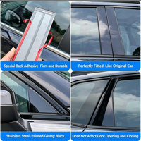 Autocollant de garniture en acier inoxydable tendance, surface noire, sécurisé, durable pour l'intérieur de la voiture, accessoires pour Honda CR-V Breeze