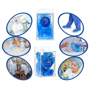 Boîte de rangement murale moderne en acrylique pour <span class=keywords><strong>cuisine</strong></span>, restaurant, laboratoire - Conteneur pour gants, filets à <span class=keywords><strong>cheveux</strong></span>, couvre-chaussures, distributeur - Product Image 4