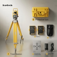 Estación Total Láser Toptech TKS-R15, Precisión de 2'', Alcance sin Reflector de 1500m, IP65, Aumento de 30x, Instrumento de Topografía