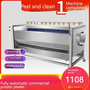 <span class=keywords><strong>45</strong></span> مقشرة فواكه تجارية أوتوماتيكية بالكامل لتنظيف من النوع ، وتارو من النوع - Product Image 2