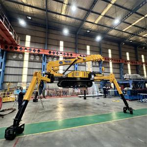 Light <b>weight</b> low pressure compact spider hoisting crane with climbing ability <b>for</b> outdoor rugged road building foundation - Product Image 5