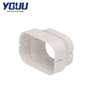 YOUU AC80EC Cubierta de Extremo para Ducto de <span class=keywords><strong>Aire</strong></span> <span class=keywords><strong>Acondicionado</strong></span> de PVC de 80 mm, Sólida y Fácil de Instalar - Product Image 3