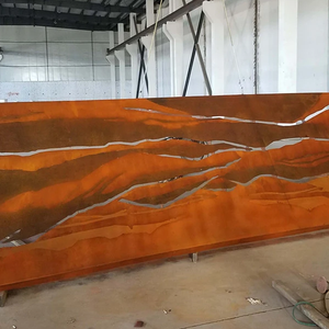 แผ่นเหล็กแผ่น <span class=keywords><strong>Corten</strong></span> ความหนา 10 มม. - 20 มม. รีดร้อนสวมทนราคาที่แข่งขันการตัดการเชื่อมดัด ASTM / JIS / AISI - Product Image 2