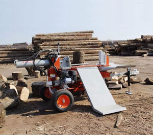 8T Electric Hydraulic Automatic Wood <b>Splitting</b> <b>Machine</b> Small Household Rural Wood Cutting Machinery for Woodworking Projects - Product Image 4