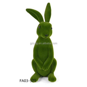 人工モスアニマルウサギパークウェディングショッピングモール窓装飾屋外屋内草植物装飾 - Product Image 1