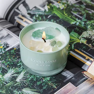 Velas perfumadas de cera <span class=keywords><strong>Spar</strong></span> Cup de lujo 2023, bonita caja de regalo para decoración del hogar con cristal para bodas y bares para pedidos a granel - Product Image 5