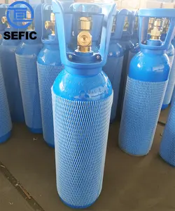 Petit réservoir médical d'oxygène portatif de la bouteille d'oxygène 5l 150bar pour l'usage médical avec Tped