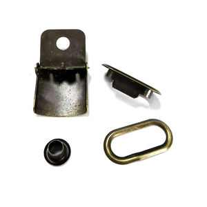 20 mm métal Baseball chapeaux accessoires sangle corde fer Clips ceinture prêle boucle ovale oeillet <span class=keywords><strong>cuir</strong></span> Rivets - Product Image 2