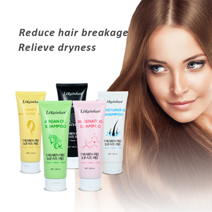 Champú nutritivo contra la pérdida de cabello de etiqueta privada, champú de queratina con aceite de suero para el crecimiento del cabello de biotina - Product Image 4