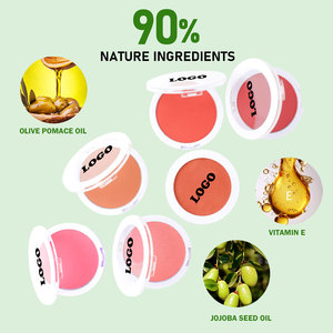 แป้งบลัชออนทรงสี่เหลี่ยมบรรจุแก้มมอคค์บลัชออนแบบเม็ดสีสูงติดโลโก้ของคุณเองได้ตามต้องการ - Product Image 3