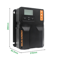 12V 24V 40A 96v 24 heures écran LCD numérique boîtier en aluminium MPPT contrôleur de charge solaire 99% efficacité 60V solaire 150v