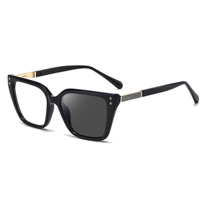 Lunettes de soleil photochromiques Partagas Fashion Cat Eye avec monture PC, charnière à ressort, protection contre la lumière bleue et UV400 pour femmes - Product Image 3
