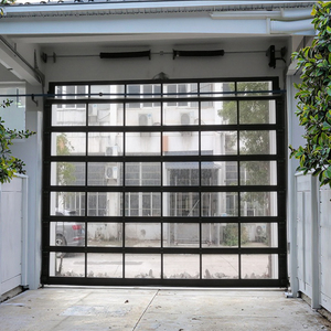 <span class=keywords><strong>Porte</strong></span> <span class=keywords><strong>sectionnelle</strong></span> <span class=keywords><strong>industrielle</strong></span> automatique moderne en verre pour entrée latérale - Product Image 1