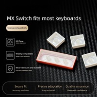 Building Block--Silver Gray Code Keycap XDA Profile PBT+PC Material 119Key Keycap Set for Mx Type Mechanical Keyboard