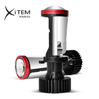 XITEM 6000K LED projecteur lentille Y8 H4 phares ampoules pour voiture camion moto 80W haute puissance LED voiture lumières
